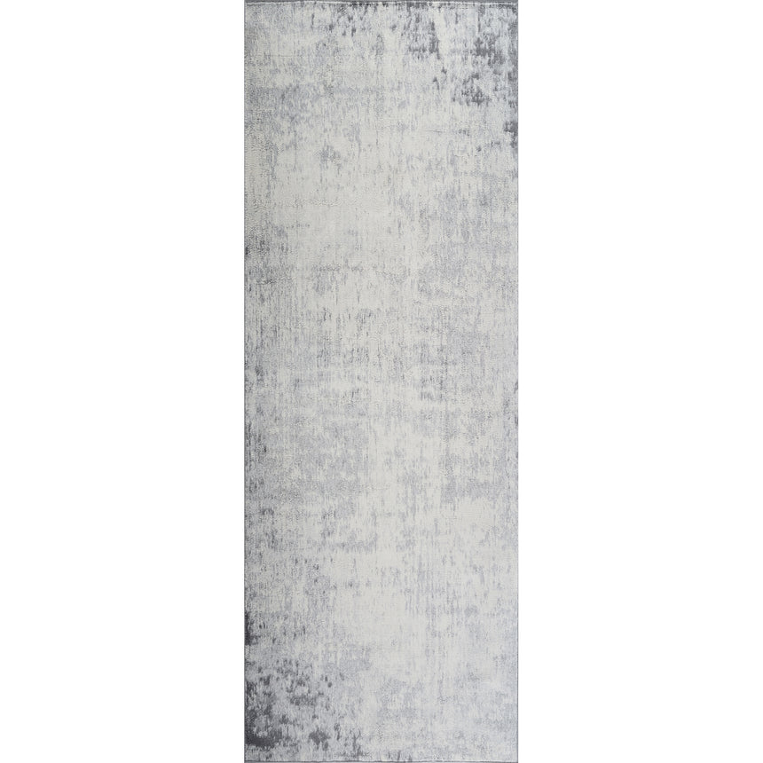 Alix Abstract Modern Marble Charcoal Rug