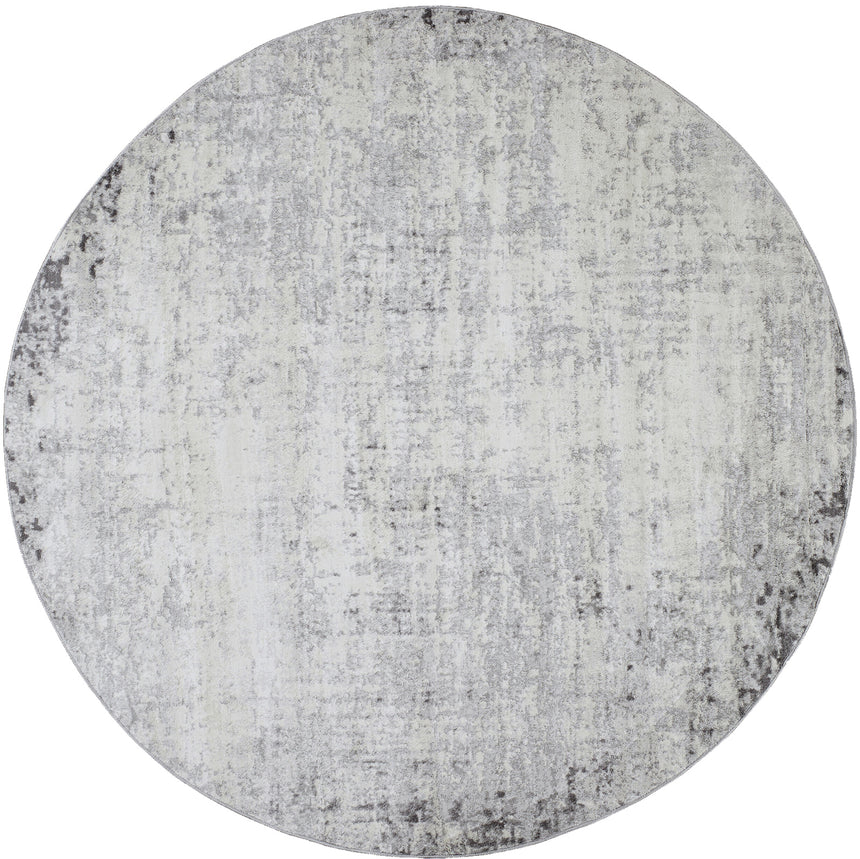 Alix Abstract Modern Marble Charcoal Rug