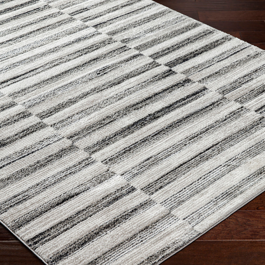 Jonthan Scandi Modern Black Rug