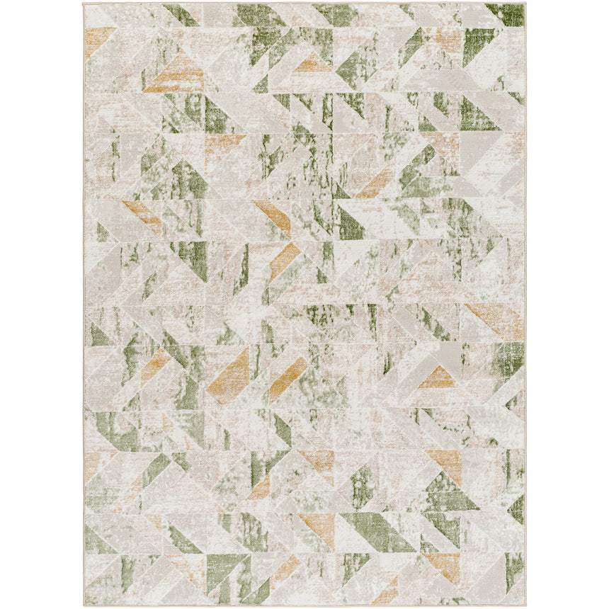 Royalty Scandi Modern Moss/Ivory Rug