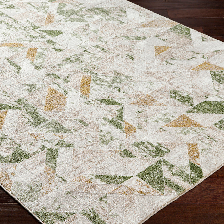 Royalty Scandi Modern Moss/Ivory Rug