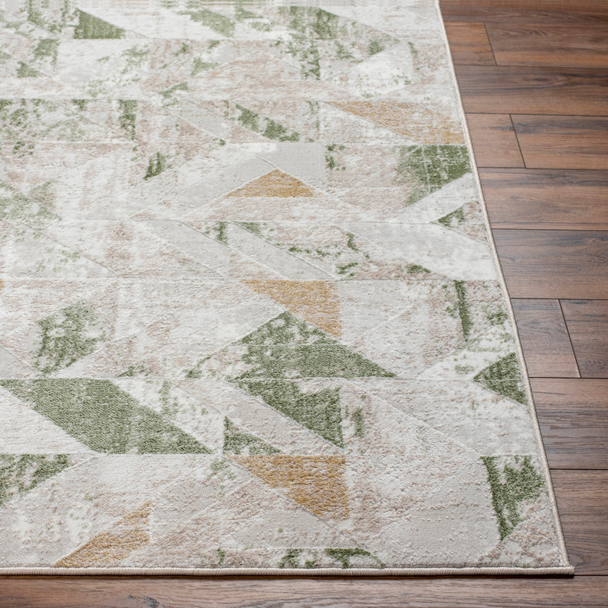 Royalty Scandi Modern Moss/Ivory Rug