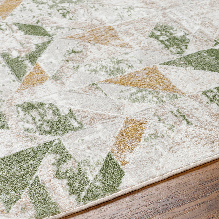 Royalty Scandi Modern Moss/Ivory Rug