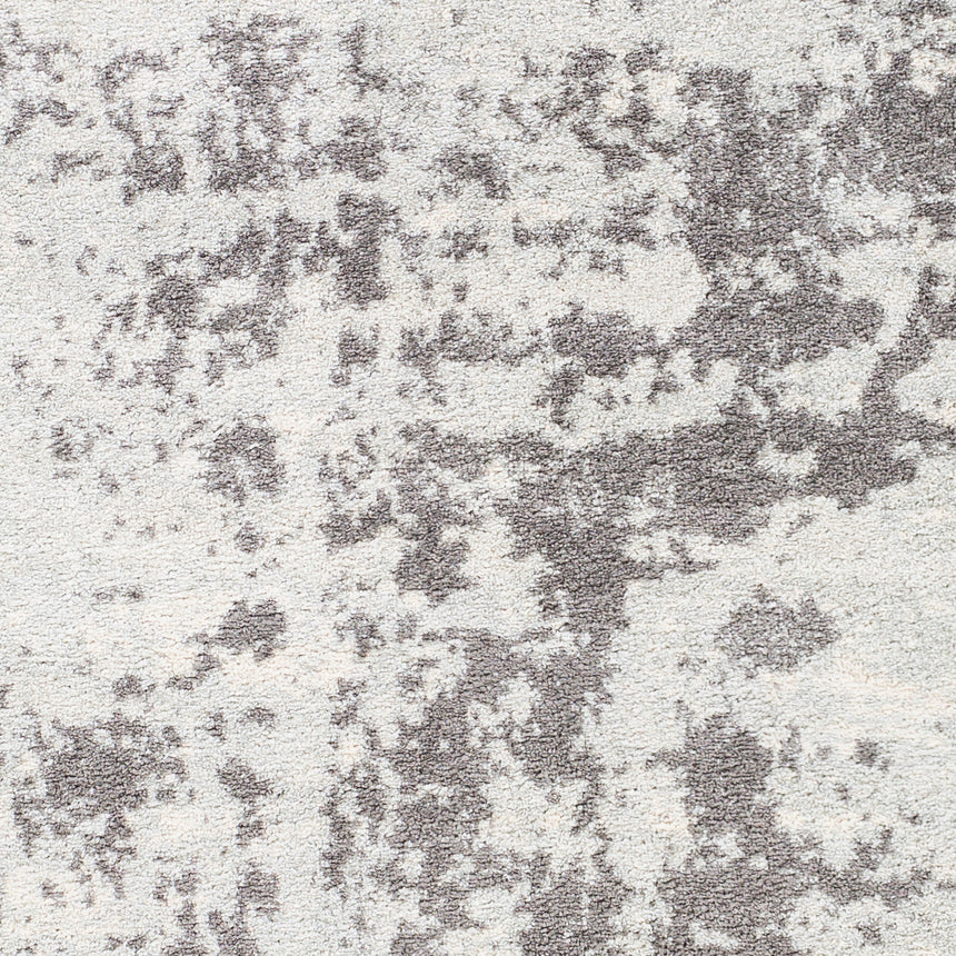 Sarah Abstract Modern Marble White Rug
