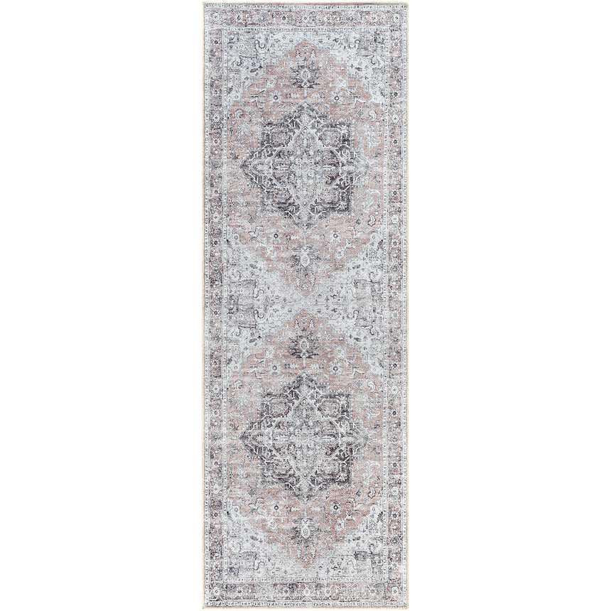 Capucine Machine Washable Modern Boho Grey Rug