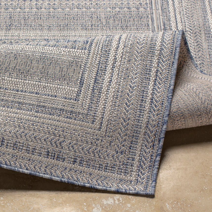 Sierra In- & Outdoor Global Dark Blue Rug