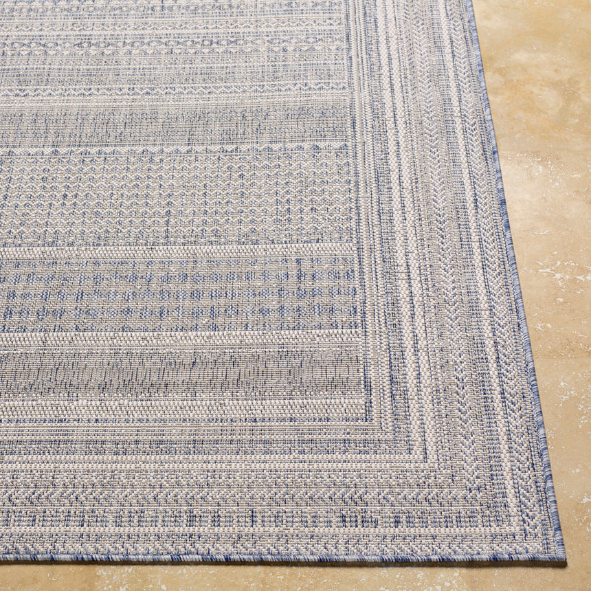 Sierra In- & Outdoor Global Dark Blue Rug