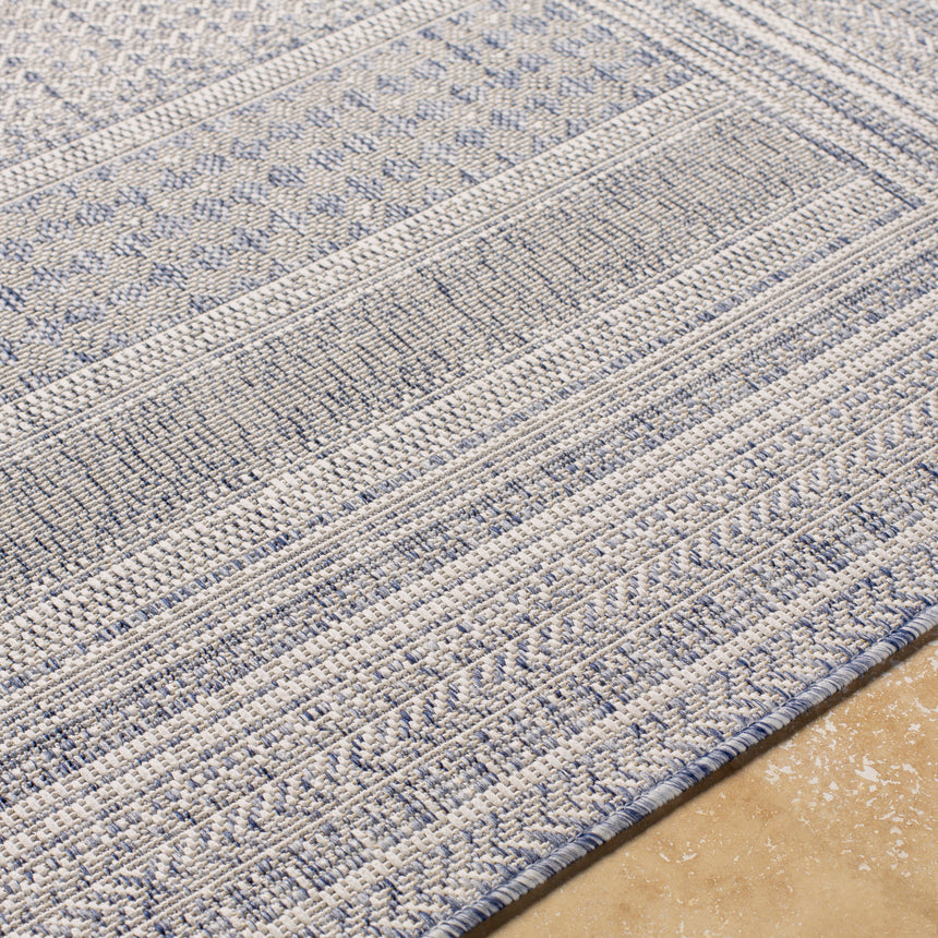 Sierra In- & Outdoor Global Dark Blue Rug