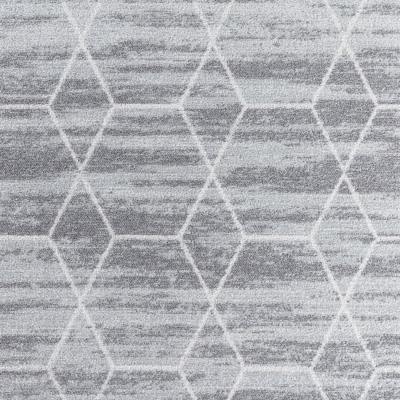 AANSHAL Scandi Geometric Grey Area Rug Swatch