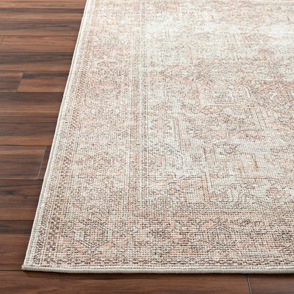 AASHI Becki Owens x Livabliss Vintage Traditional Oriental Boho Blush/Cream Area Rug Front
