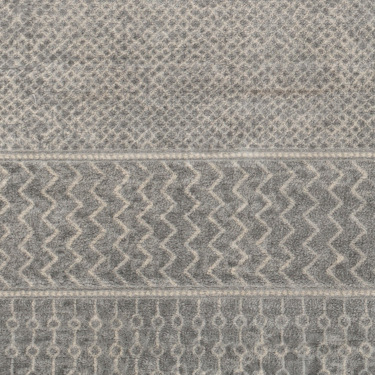 ADELE Scandi Global Grey Area Rug Swatch