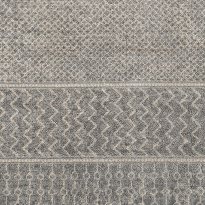 ADELE Scandi Global Grey Area Rug Swatch