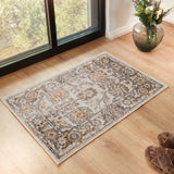 Amira Vintage Oriental Boho Burnt Orange Rug
