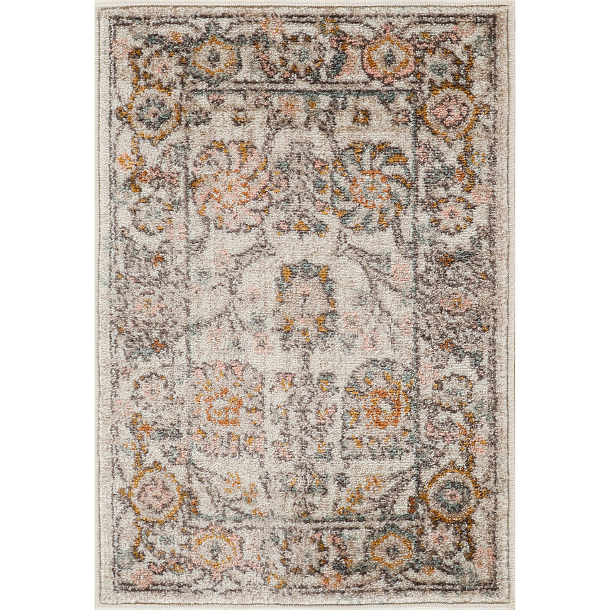 Amira Vintage Oriental Boho Burnt Orange Rug