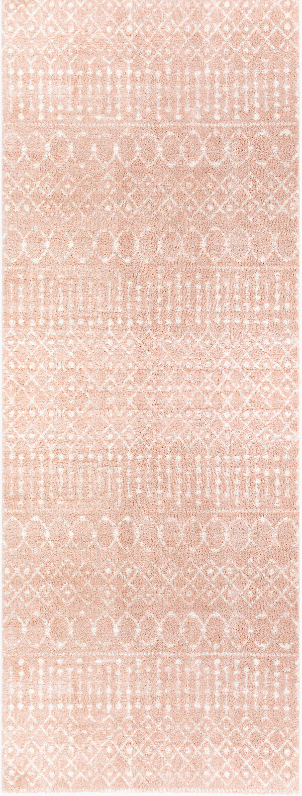Saanjh Shaggy Global Plush Pile Blush Rug