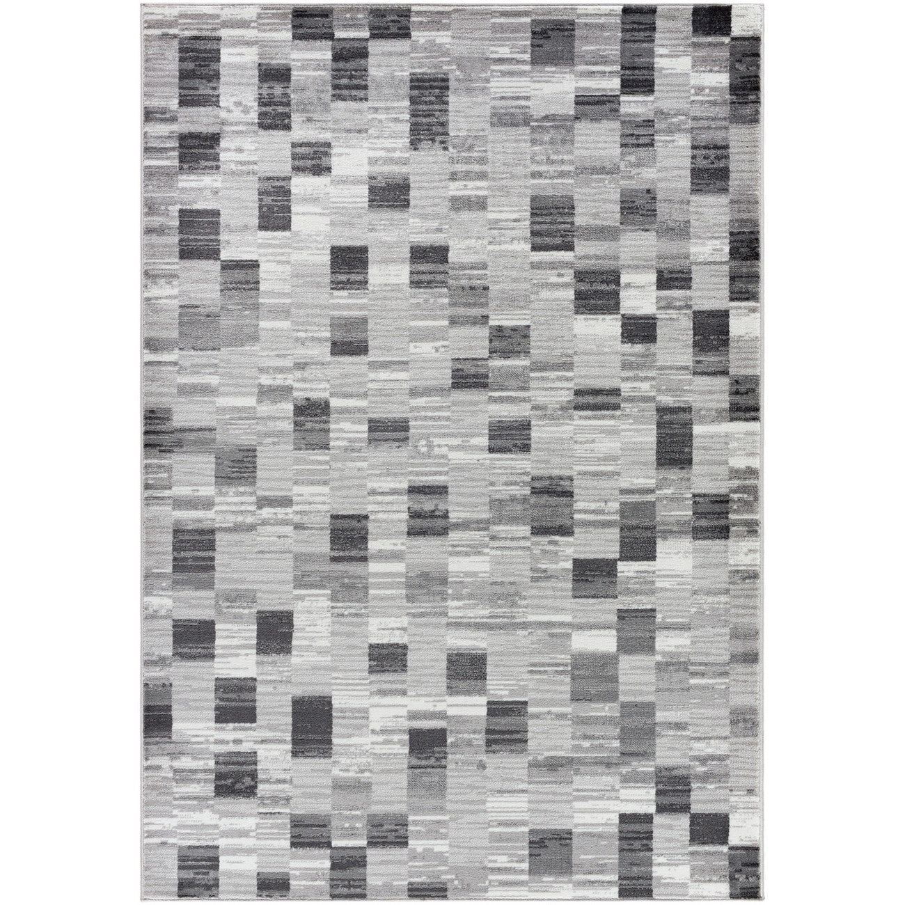 ALIA Scandi Modern Black Area Rug Flat