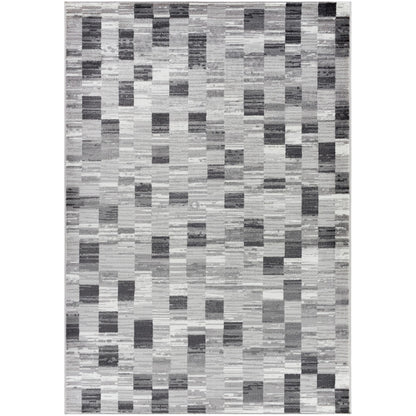ALIA Scandi Modern Black Area Rug Flat