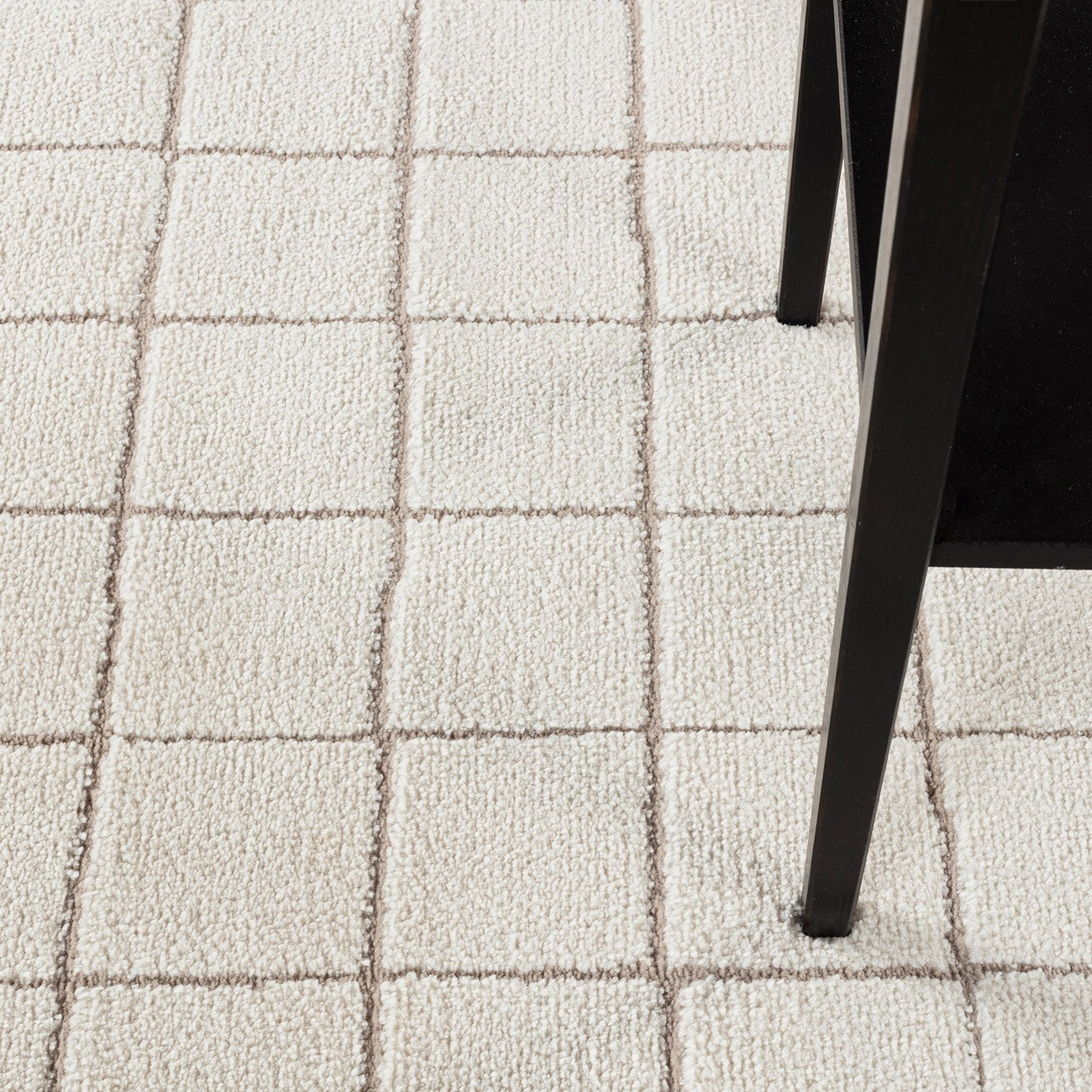 AMINA Our PNW Home x Livabliss Scandi High Pile Ivory Area Rug Swatch