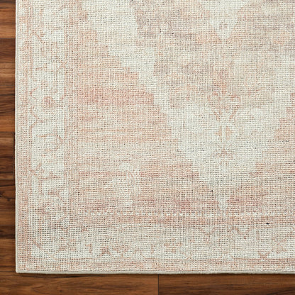ANIKA Becki Owens x Livabliss Vintage Traditional Oriental Boho Blush/Cream Area Rug Overhead