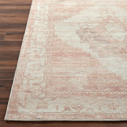 ANIKA Becki Owens x Livabliss Vintage Traditional Oriental Boho Blush/Cream Area Rug Front