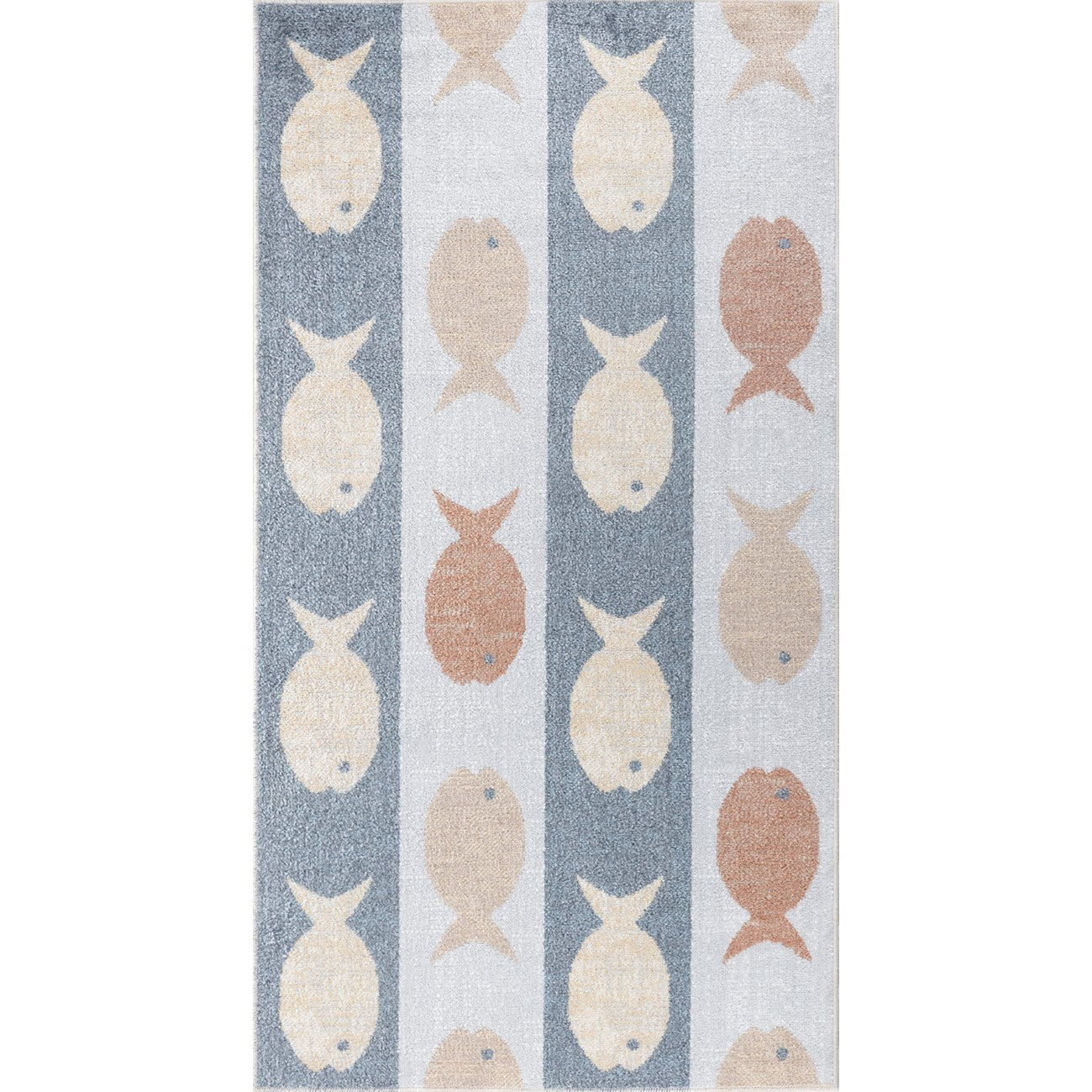 AQUAFIESTA Machine Washable Kids Room Rug Flat