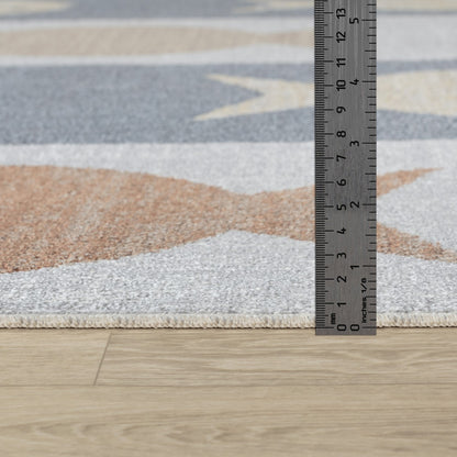 AQUAFIESTA Machine Washable Kids Room Rug Pile