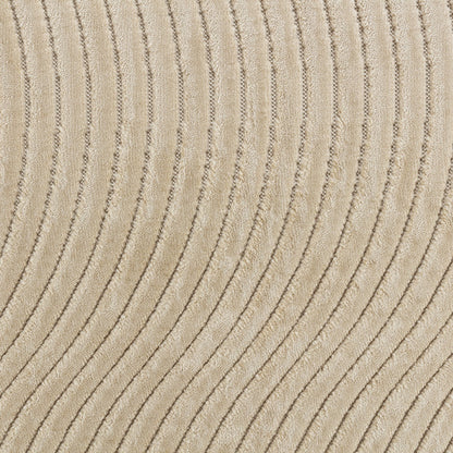 AYUMI Indoor & Outdoor Scandi Modern Beige Area Rug Swatch