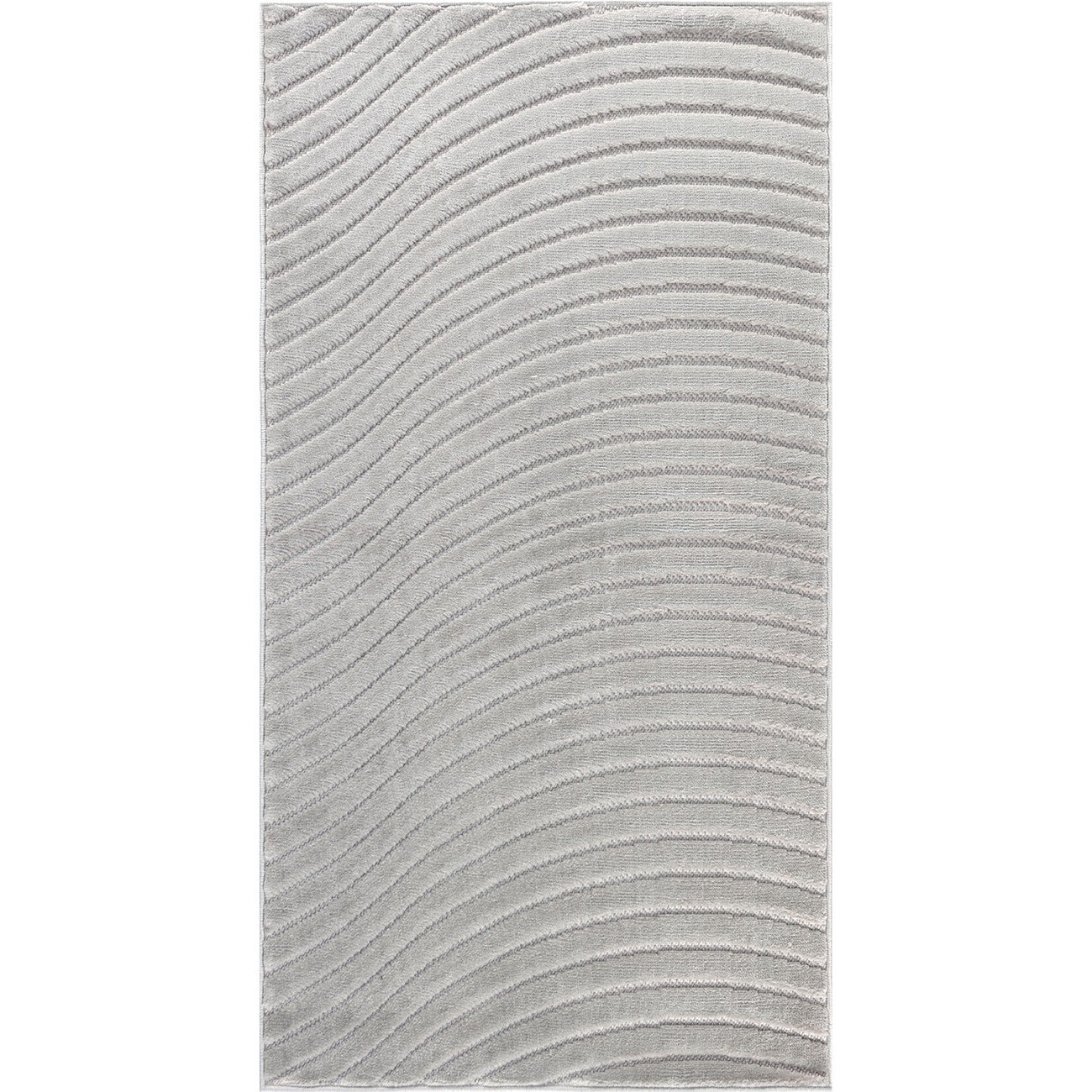 AYUMI Indoor & Outdoor Scandi Modern Grey Area Rug Flat