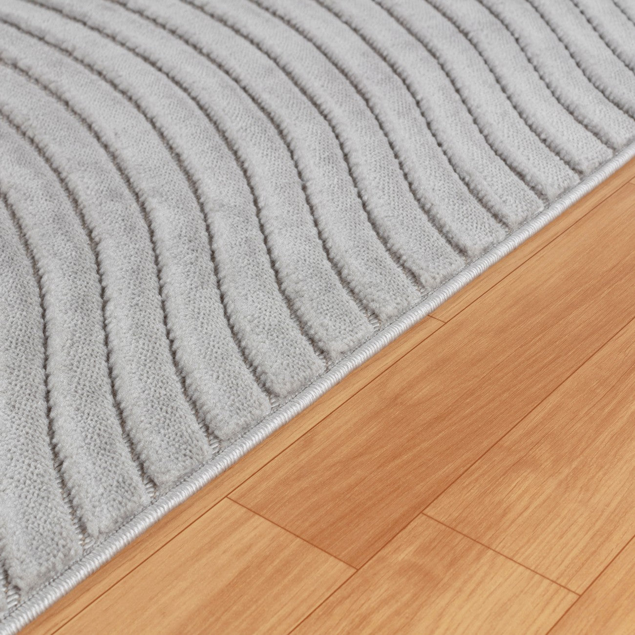 AYUMI Indoor & Outdoor Scandi Modern Grey Area Rug Texture