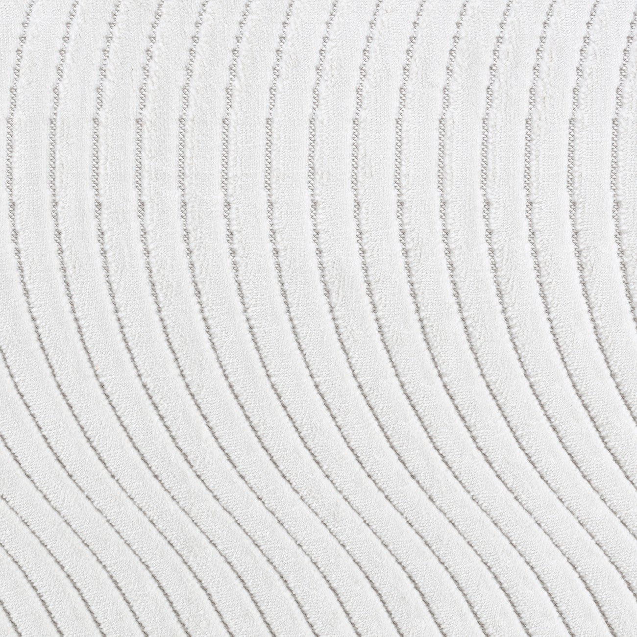 AYUMI Indoor & Outdoor Scandi Modern White Area Rug Swatch
