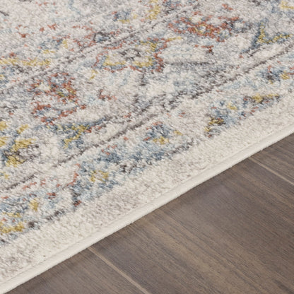 JADE Vintage Traditional Oriental Boho Taupe Area Rug Texture