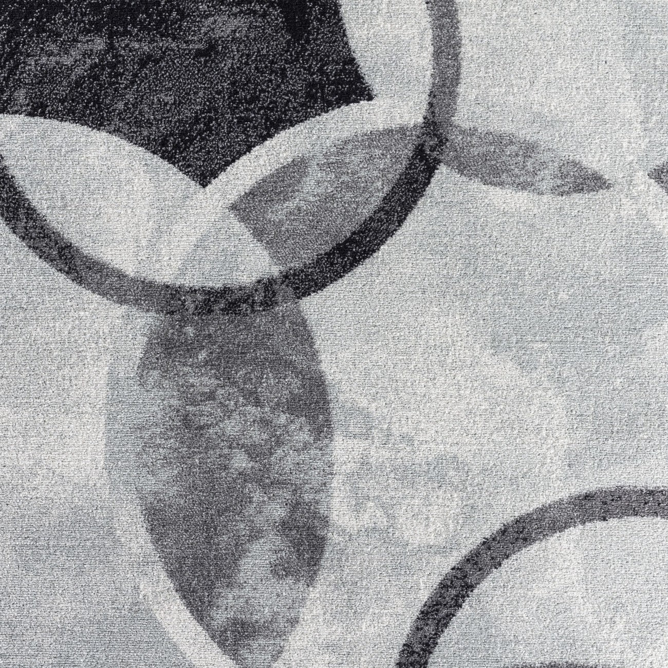 BELLA Scandi Modern Grey Area Rug Swatch