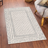 Ambre Scandi Geometric Charcoal Light/Beige Rug