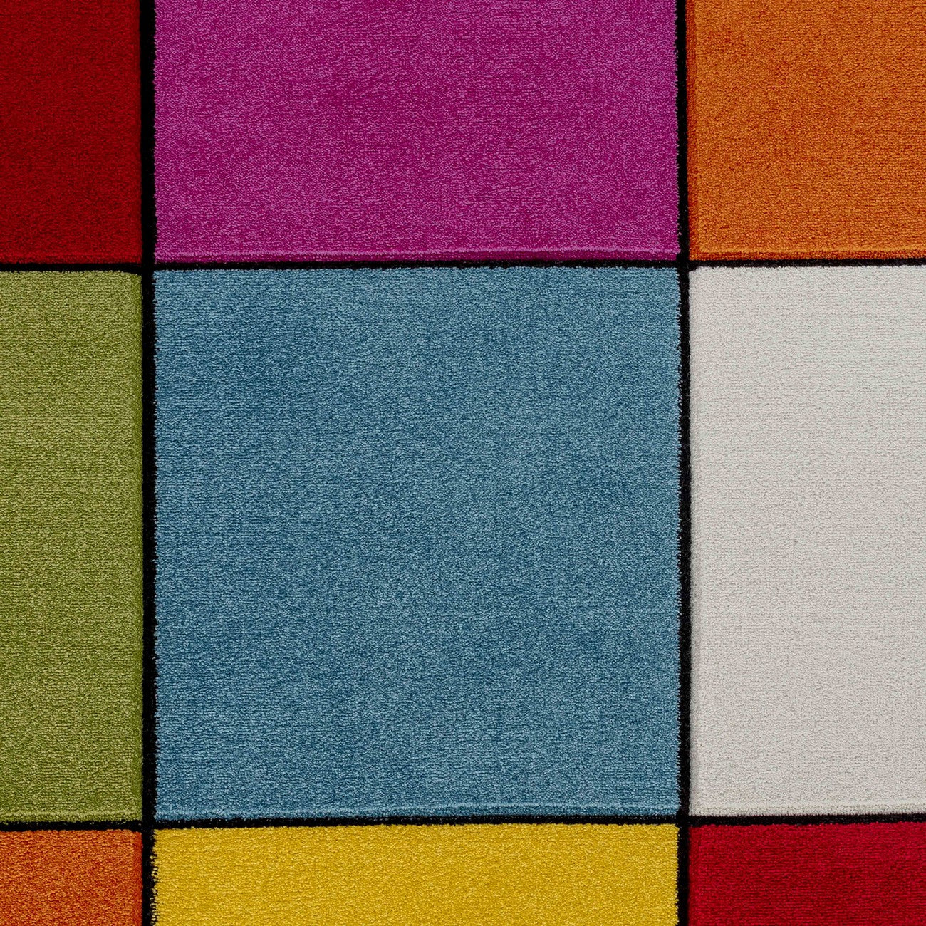 BONNIE Scandi LBU2323 Geometric Multicolour Area Rug Swatch