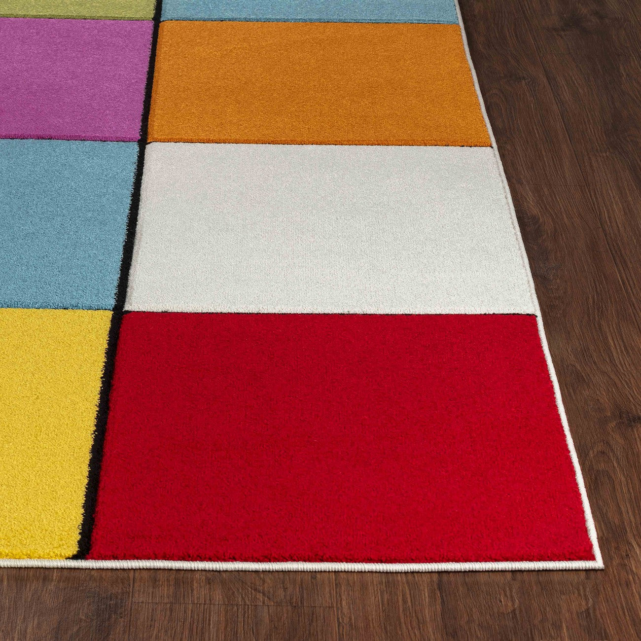 BONNIE Scandi LBU2323 Geometric Multicolour Area Rug Front