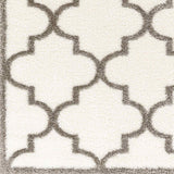 Ellie Shaggy Cottage Plush Pile Ivory Rug - Image 7