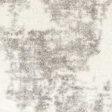 Sayuntka Shaggy Modern Plush Pile Ivory Rug