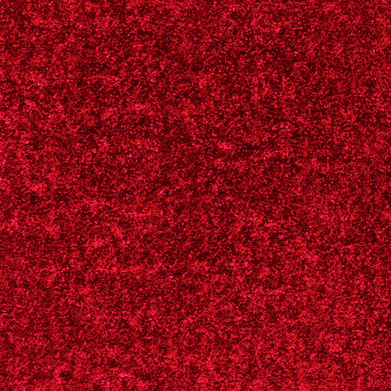 CLAIRE Round Shaggy Solid Color Plush Pile Cherry Area Rug Swatch