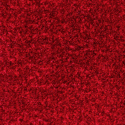 CLAIRE Round Shaggy Solid Color Plush Pile Cherry Area Rug Swatch