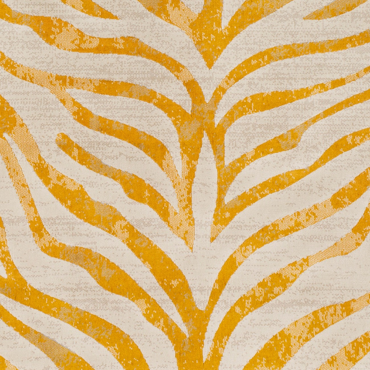 CYBELE Scandi Boho Zebra Mustard Area Rug Swatch