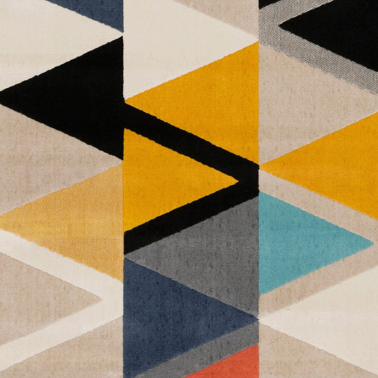 DELANEY Scandi Geometric Taupe Area Rug Swatch