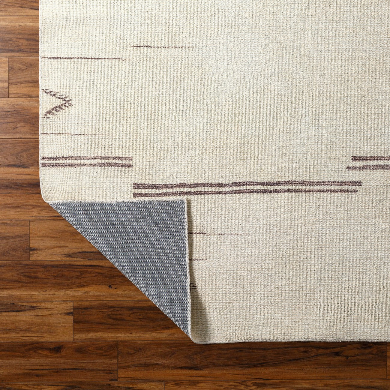DEVIKA Becki Owens x Livabliss Global Scandi Beige/Dark Brown Area Rug 