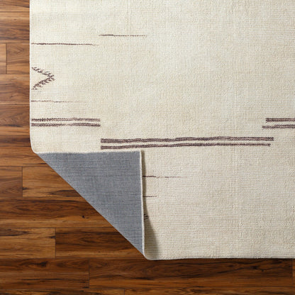 DEVIKA Becki Owens x Livabliss Global Scandi Beige/Dark Brown Area Rug 