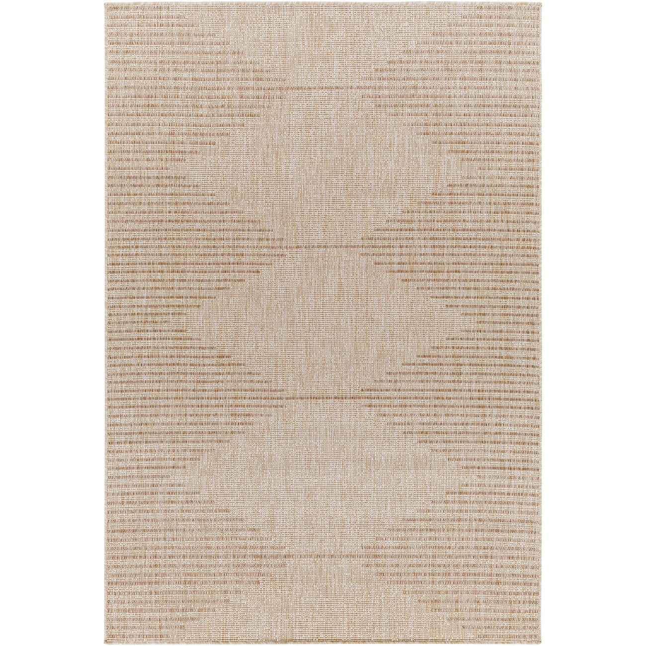 DOLLY Indoor & Outdoor Global Beige Area Rug Flat