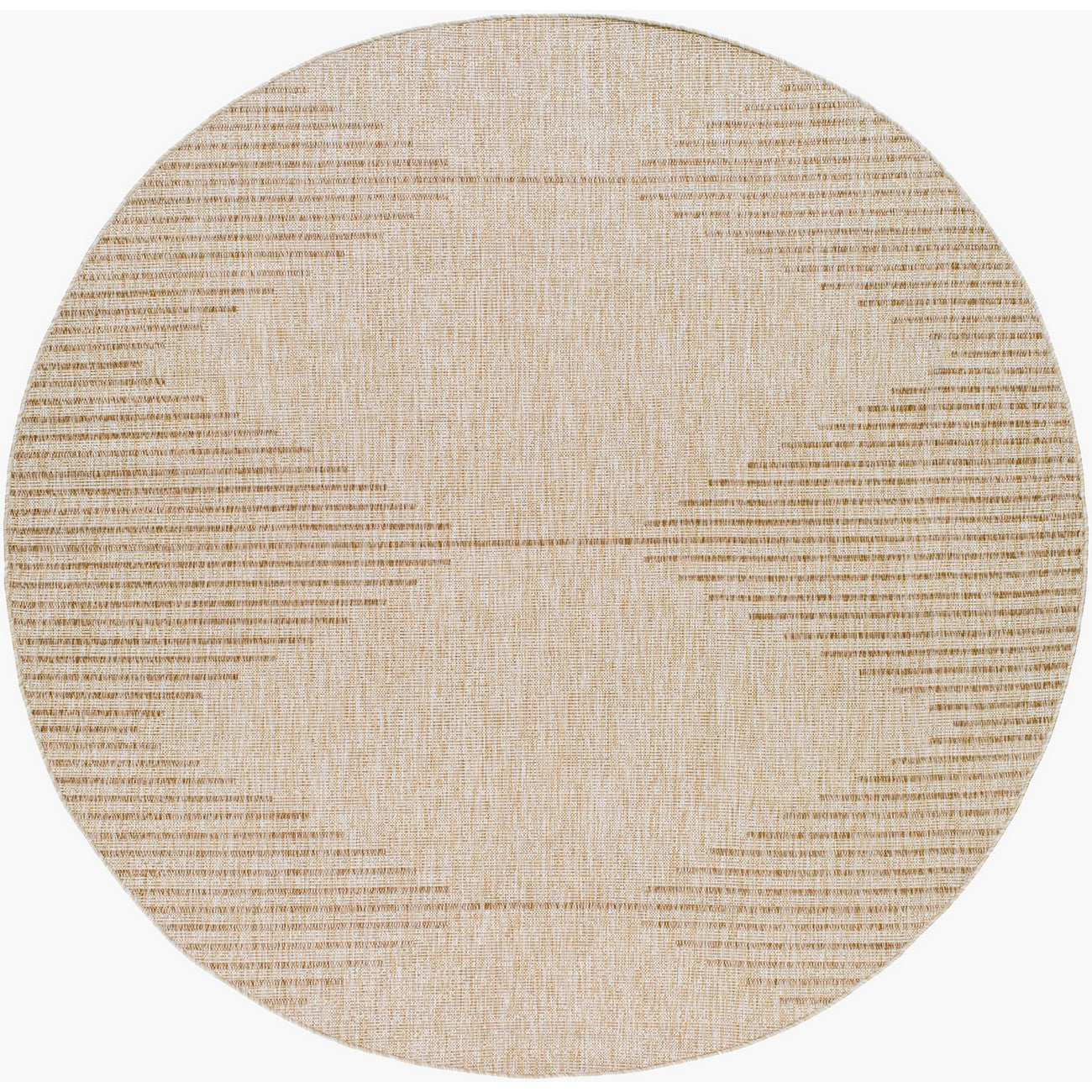 DOLLY Indoor & Outdoor Global Beige Area Rug Flat