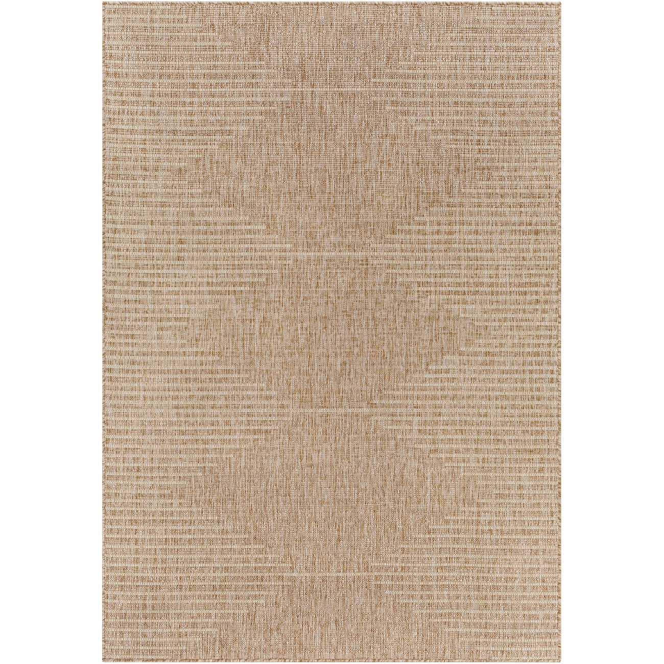 DOLLY Indoor & Outdoor Global Brown Area Rug Flat