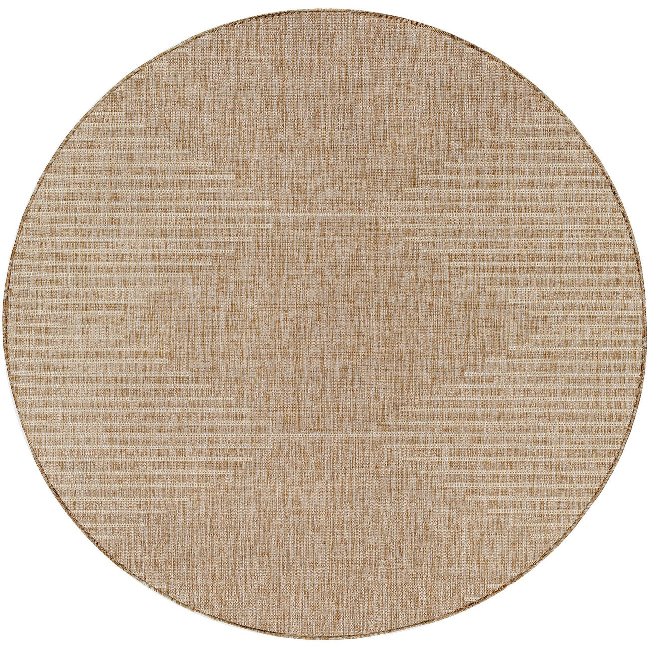 DOLLY Indoor & Outdoor Global Brown Area Rug Flat