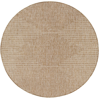 DOLLY Indoor & Outdoor Global Brown Area Rug Flat