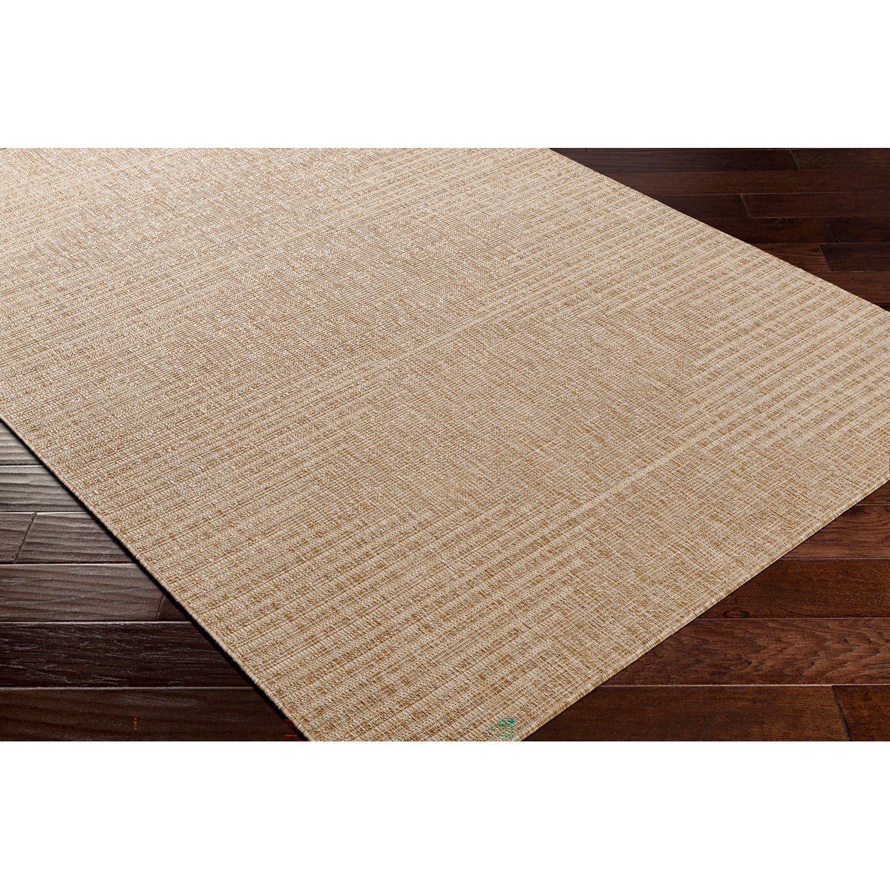 DOLLY Indoor & Outdoor Global Brown Area Rug Corner