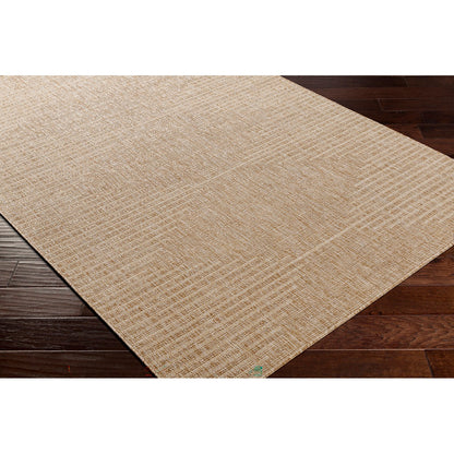 DOLLY Indoor & Outdoor Global Brown Area Rug Corner